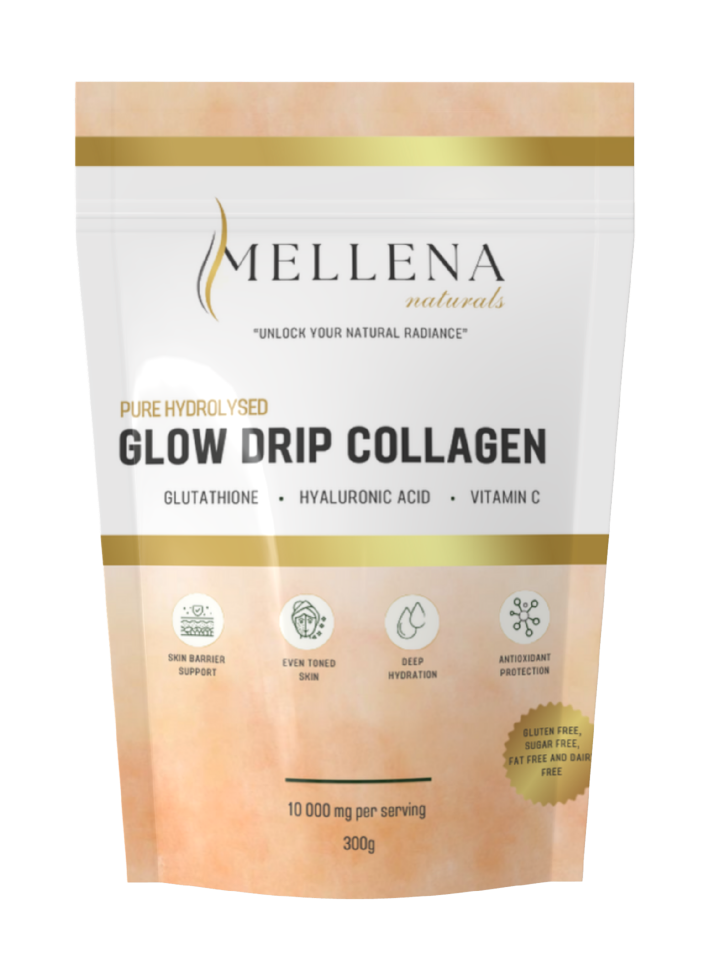 Pure Hydrolysed Glow Drip Collagen - 300g
